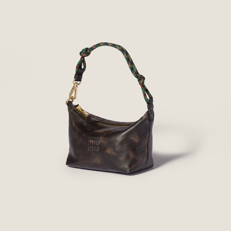 Miu Miu 女士 繩索手柄手拿包均碼碼18.5cm*10cm*14cm-3