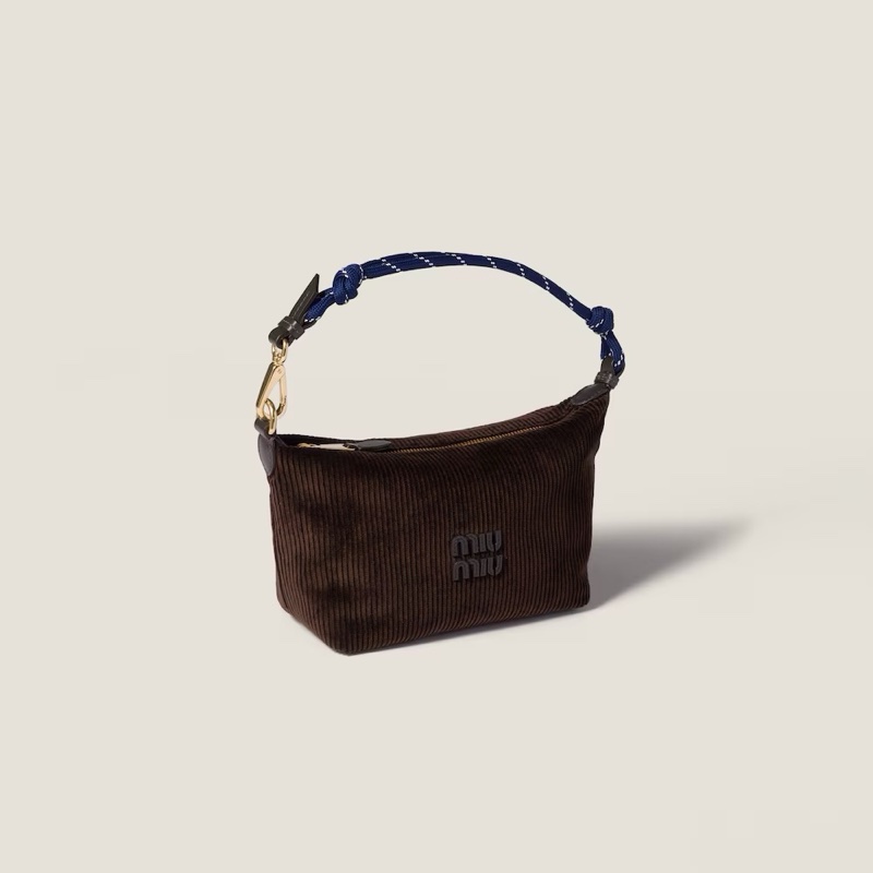 Miu Miu 女士 天鵝絨手拿包均碼碼18.5cm*10cm*14cm-4