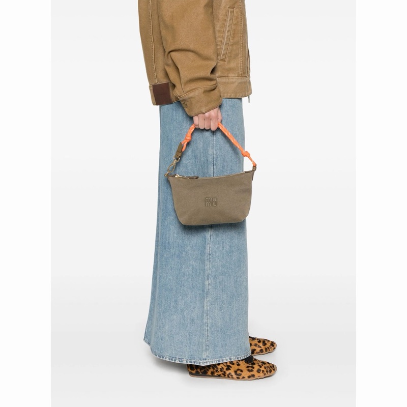 Miu Miu 女士 拉鍊手提包均碼碼18.5cm*10cm*14cm-3