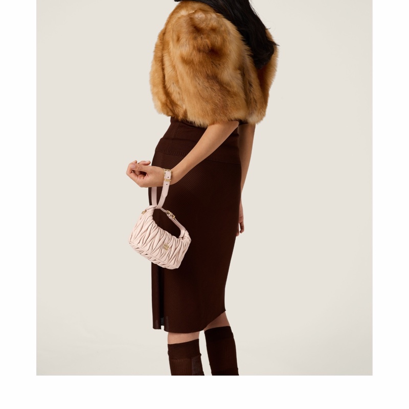 Miu Miu 女士 拉鍊單肩包均碼碼15cm*8cm*8.5cm-4