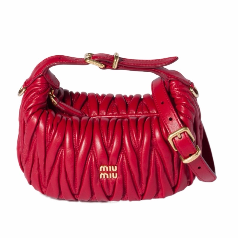 Miu Miu 女士 拉鍊單肩包均碼碼15cm*8cm*8.5cm-3