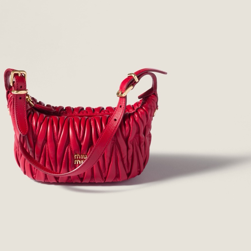 Miu Miu 女士 拉鍊單肩包均碼碼15cm*8cm*8.5cm-4