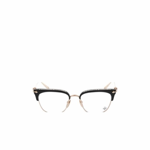 Chrome Hearts 男士 徽標平光鏡均碼碼眼鏡：鏡腿長：14.8 CM、鏡片直徑：5.4 CM、橋寬：1.9 CM