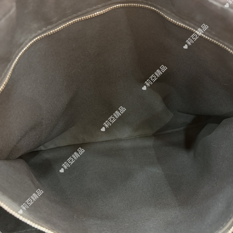 莉亞精品♡ LV黑色棋盤格手提公事包 二手美包-14