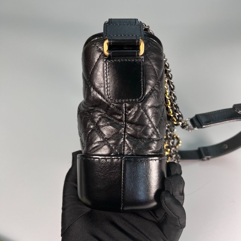 CHANEL 流浪包小號 黑 保卡款28開-2