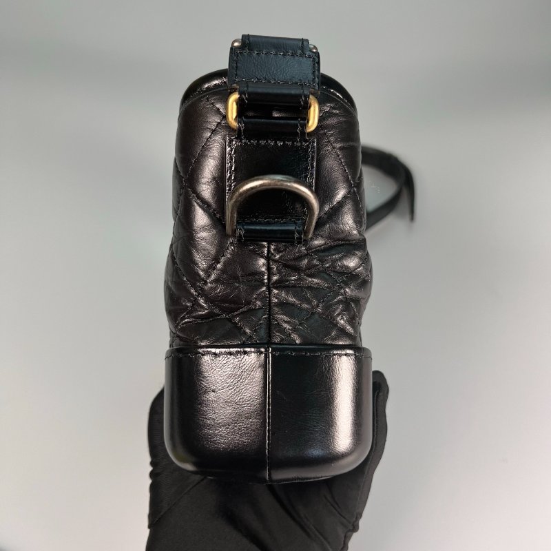 CHANEL 流浪包小號 黑 保卡款28開-3