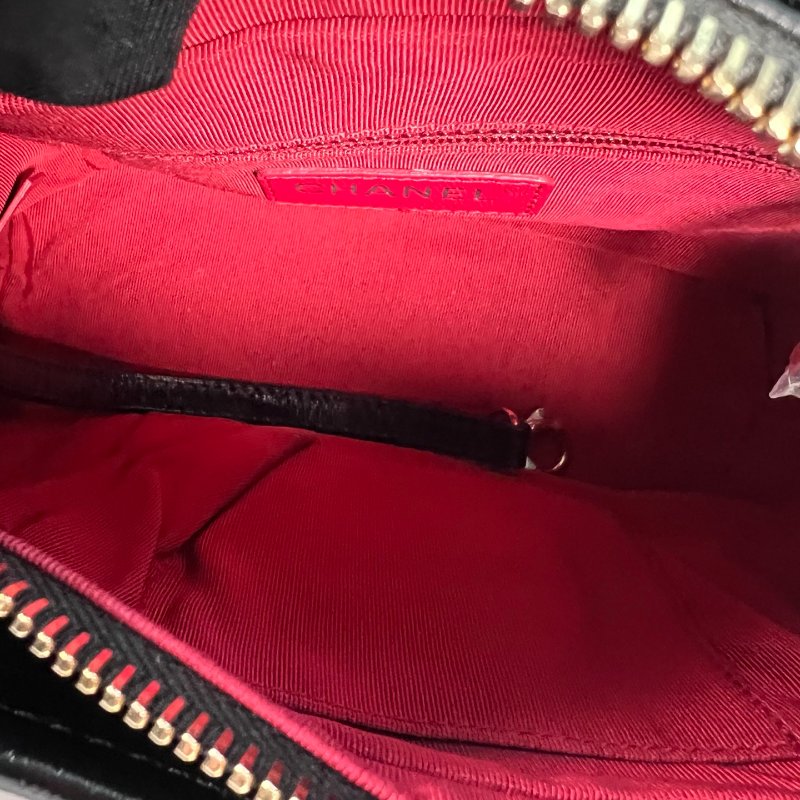 CHANEL 流浪包小號 黑 保卡款28開-5