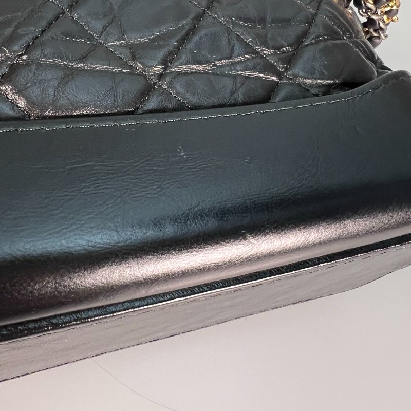 CHANEL 流浪包小號 黑 保卡款28開-6