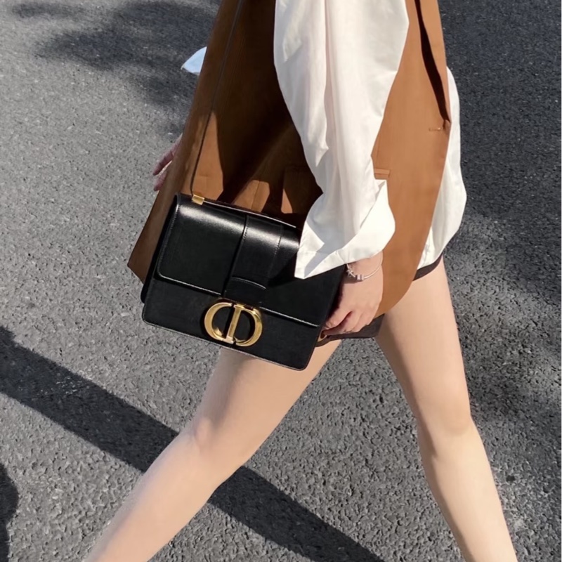 莉亞精品♡ Dior蒙田30 黑色 二手美包-1