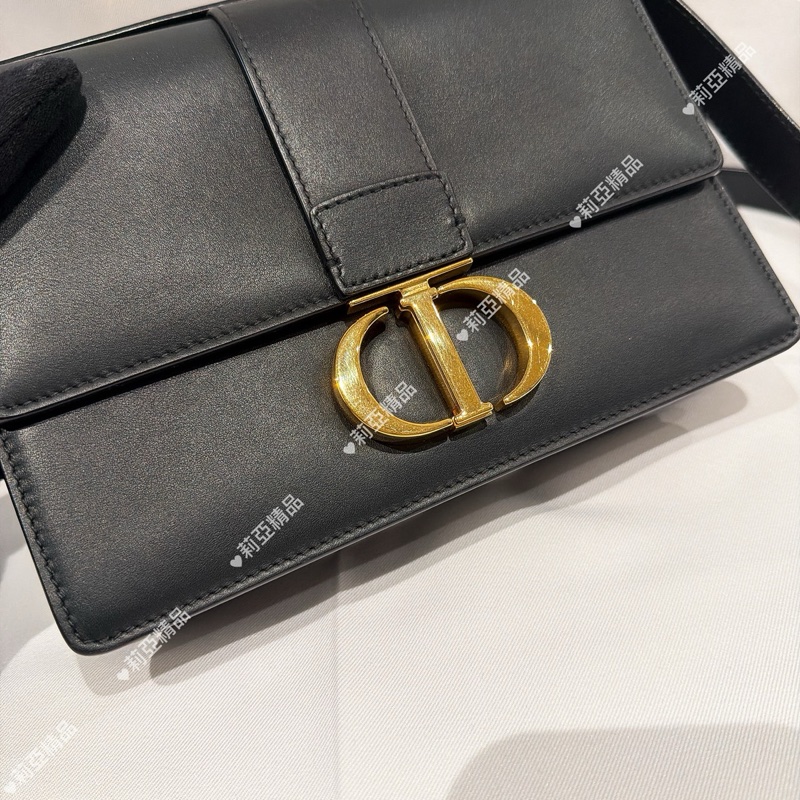 莉亞精品♡ Dior蒙田30 黑色 二手美包-3