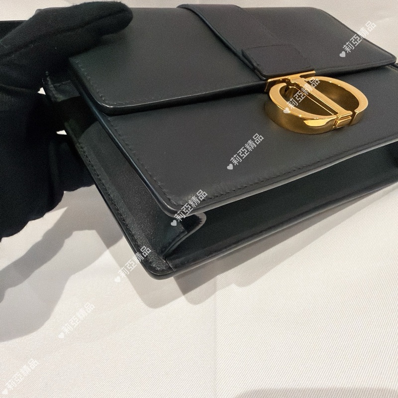 莉亞精品♡ Dior蒙田30 黑色 二手美包-4