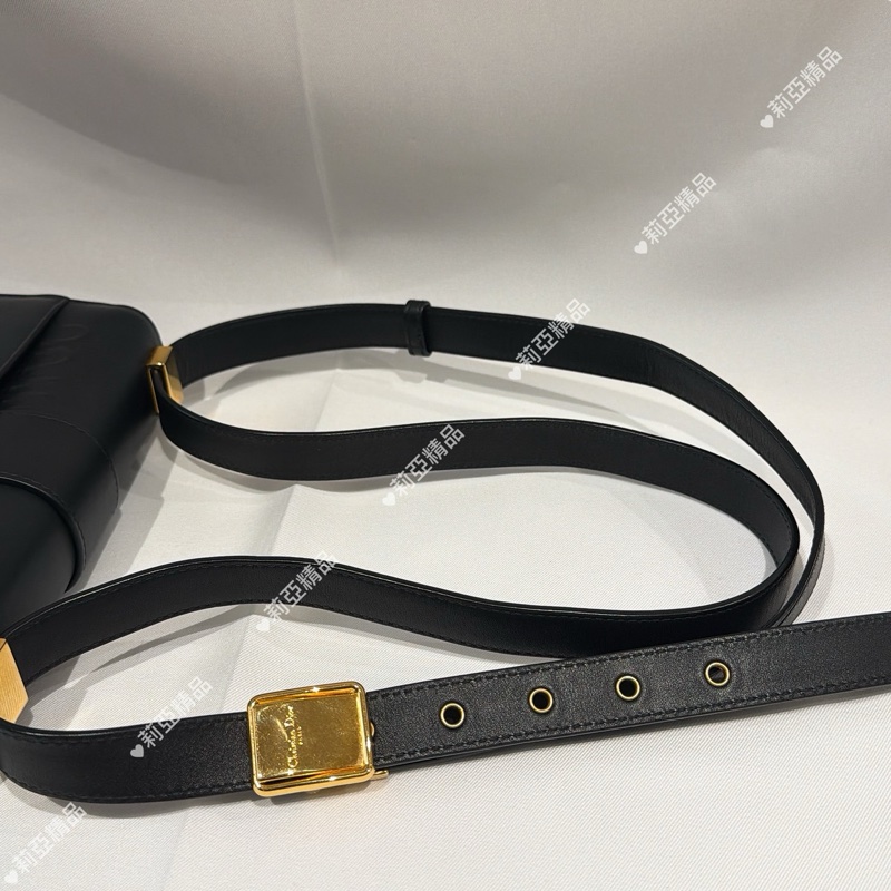 莉亞精品♡ Dior蒙田30 黑色 二手美包-14