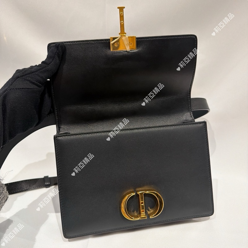 莉亞精品♡ Dior蒙田30 黑色 二手美包-16