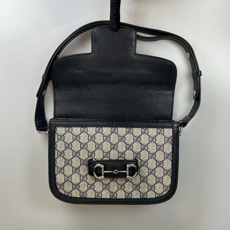 GUCCI 602201  藍色1955肩背包 小號-5