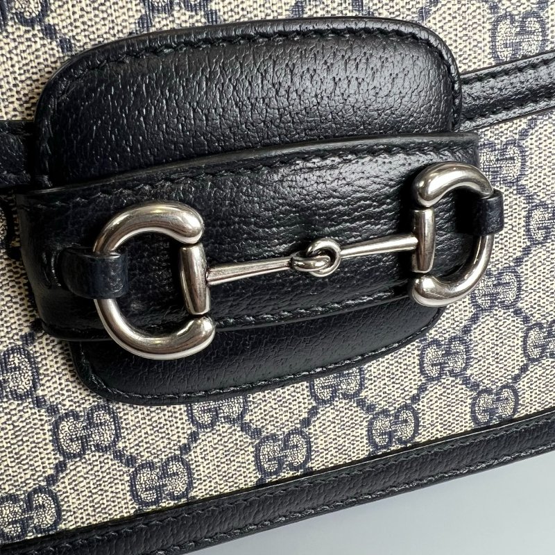 GUCCI 602201  藍色1955肩背包 小號-9