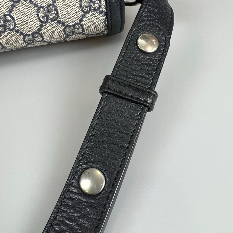 GUCCI 602201  藍色1955肩背包 小號-10