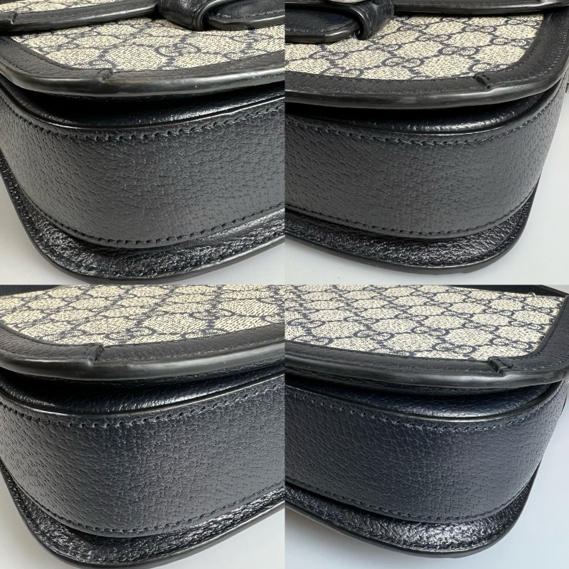 GUCCI 602201  藍色1955肩背包 小號-12