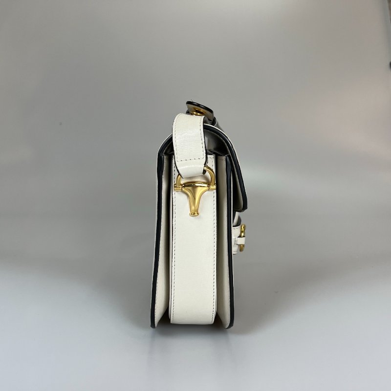 GUCCI 602204 白色1955肩背包 小號-2