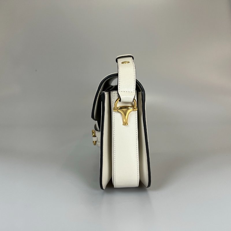 GUCCI 602204 白色1955肩背包 小號-3
