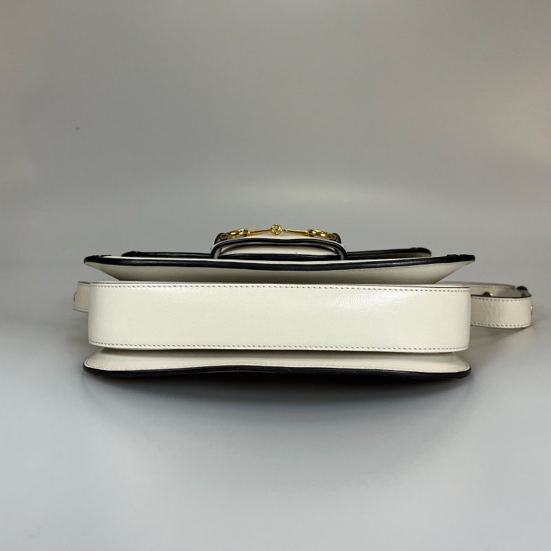 GUCCI 602204 白色1955肩背包 小號-4