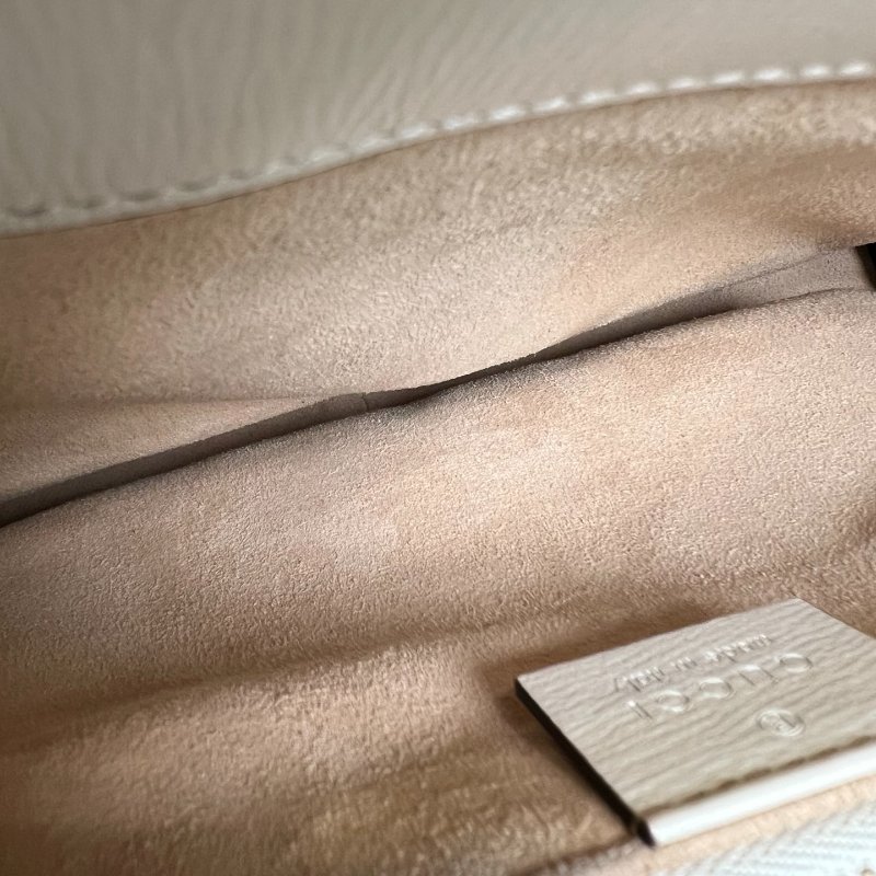 GUCCI 602204 白色1955肩背包 小號-7