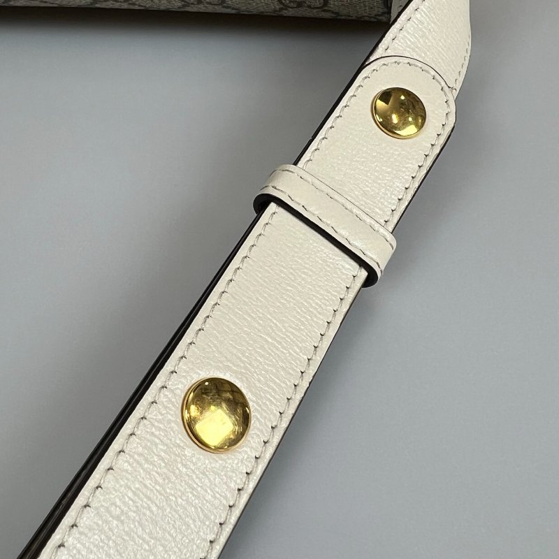 GUCCI 602204 白色1955肩背包 小號-9