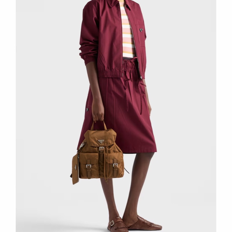 Prada 女士 徽標雙肩包均碼碼32cm*15cm*30cm-3