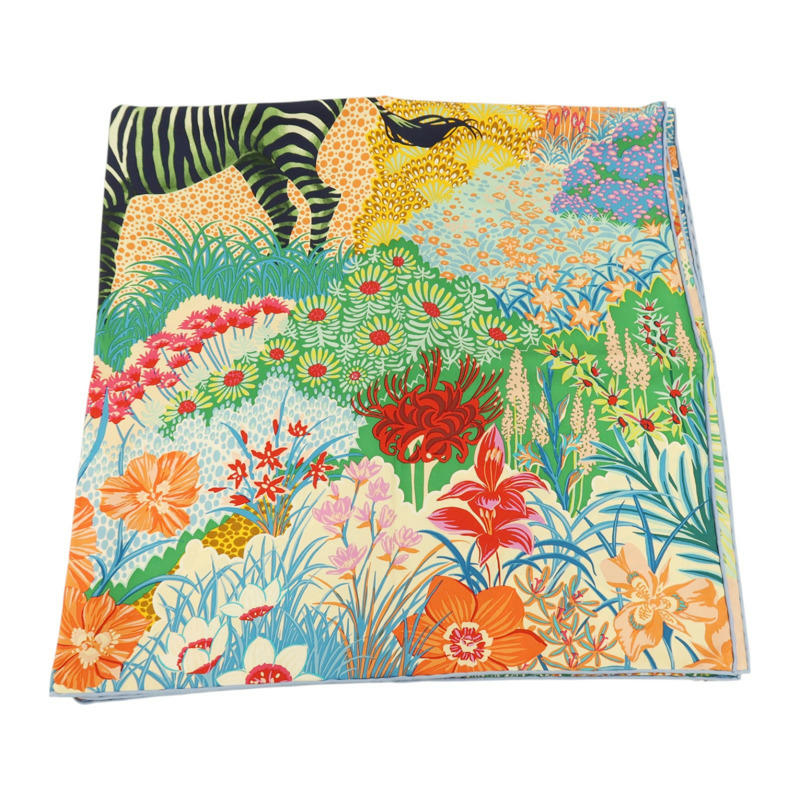 HERMES 絲質Scarf 90x90絲巾-4