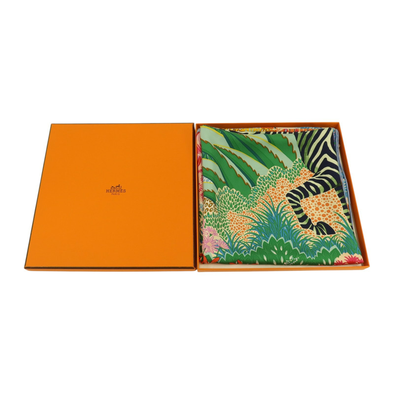 HERMES 絲質Scarf 90x90絲巾-9