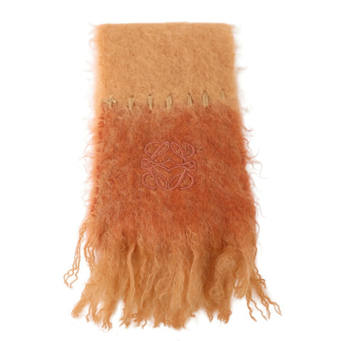 LOEWE Mohair/羊毛Anagram Scarf 140x19圍巾