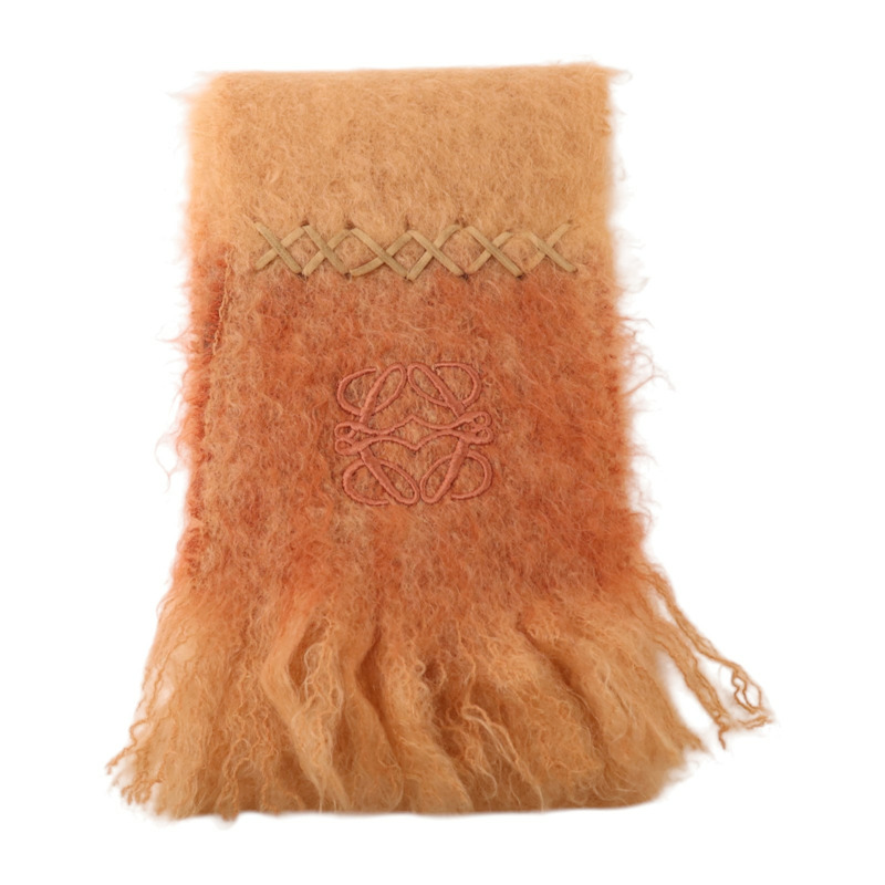 LOEWE Mohair/羊毛Anagram Scarf 140x19圍巾-2