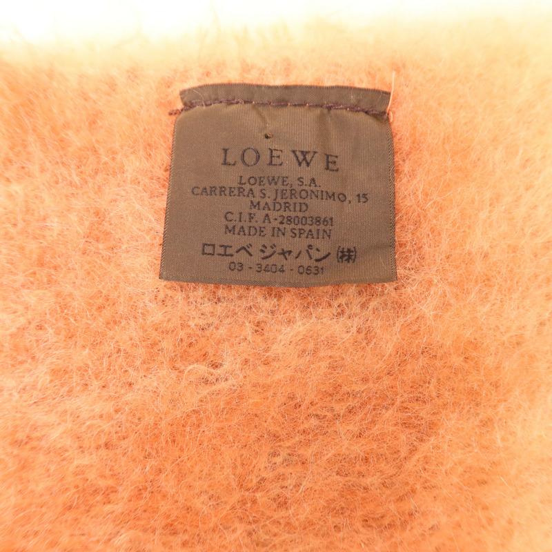 LOEWE Mohair/羊毛Anagram Scarf 140x19圍巾-6