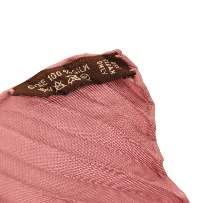 HERMES 絲質Pleated Triangle Scarf絲巾-8