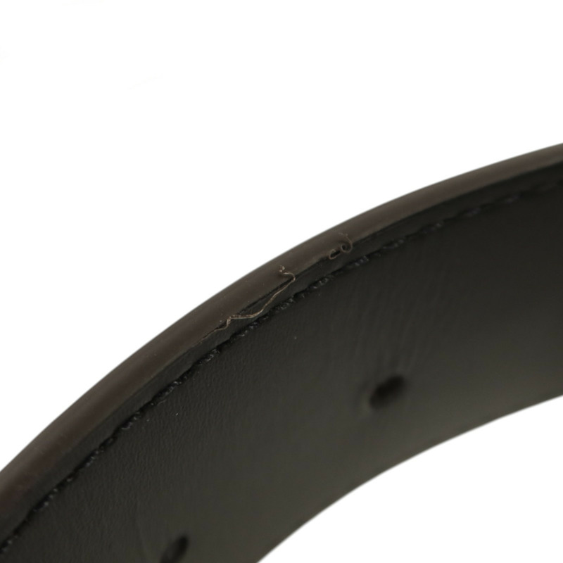 LOUIS VUITTON Monogram Initiales Belt 100cm金扣腰帶-4