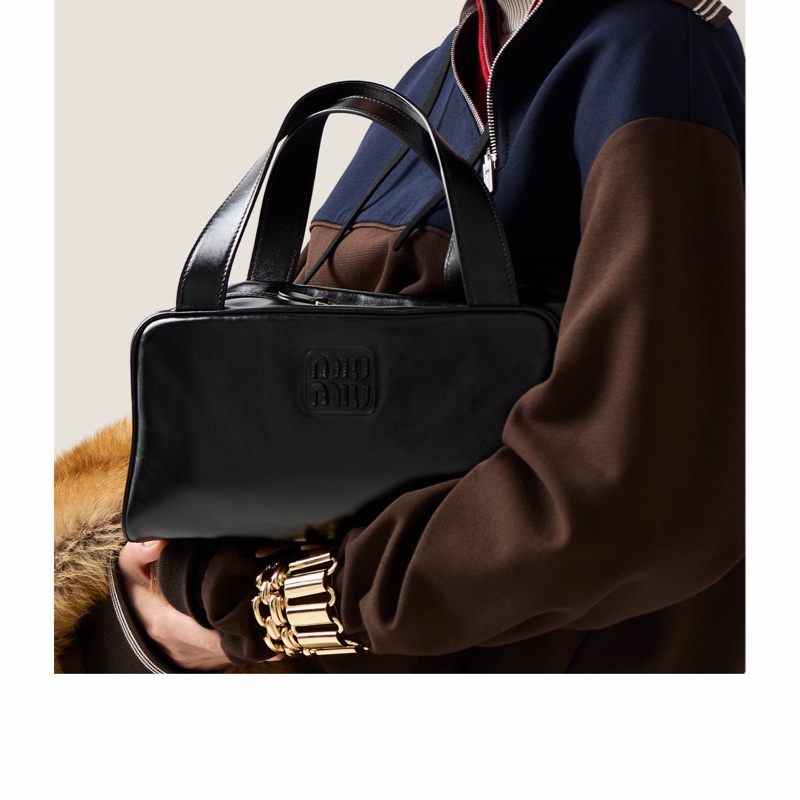 Miu Miu 女士 皮革手提包均碼碼28cm*13cm*15cm-2