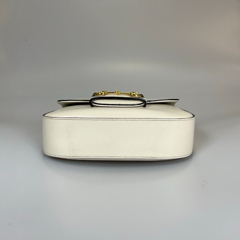 GUCCI 658574 白金扣牛皮1955肩背包 MINI-4