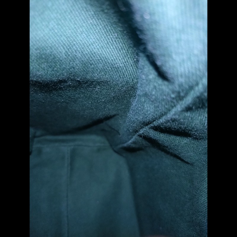 Chanel 霧銀釦綠色牛皮側口袋後背包-12