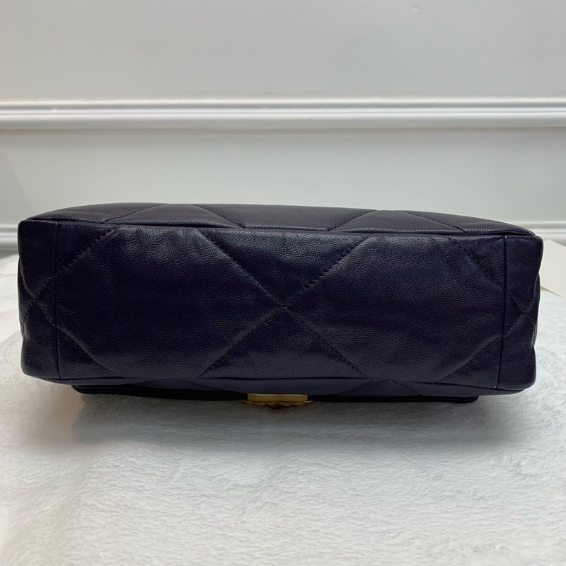 Full Set💜Chanel 19bag 紫色金銀-3
