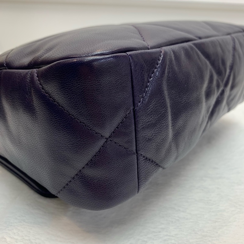 Full Set💜Chanel 19bag 紫色金銀-4