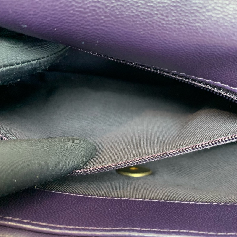 Full Set💜Chanel 19bag 紫色金銀-6