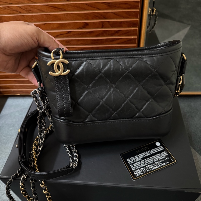 Chanel 流浪包黑色（小號）-0