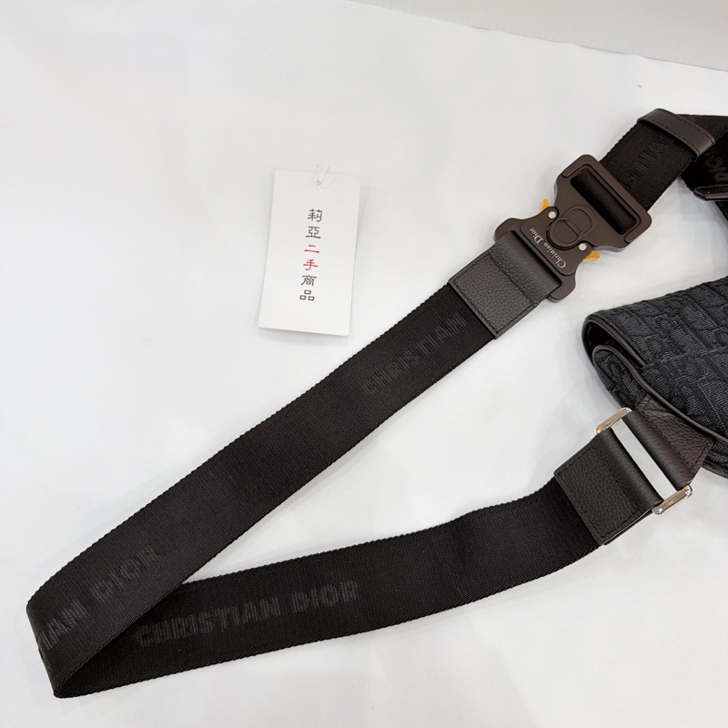 莉亞精品♡Dior馬鞍包黑 二手-8