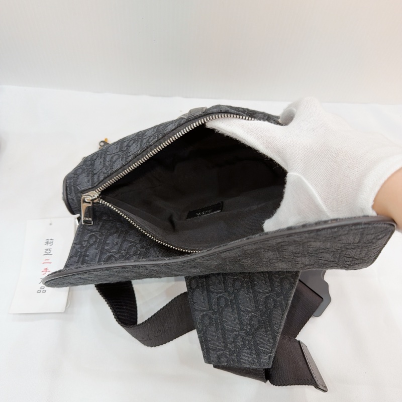 莉亞精品♡Dior馬鞍包黑 二手-10