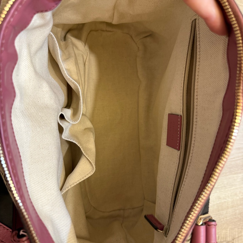 Gucci 粉紫水餃包-2