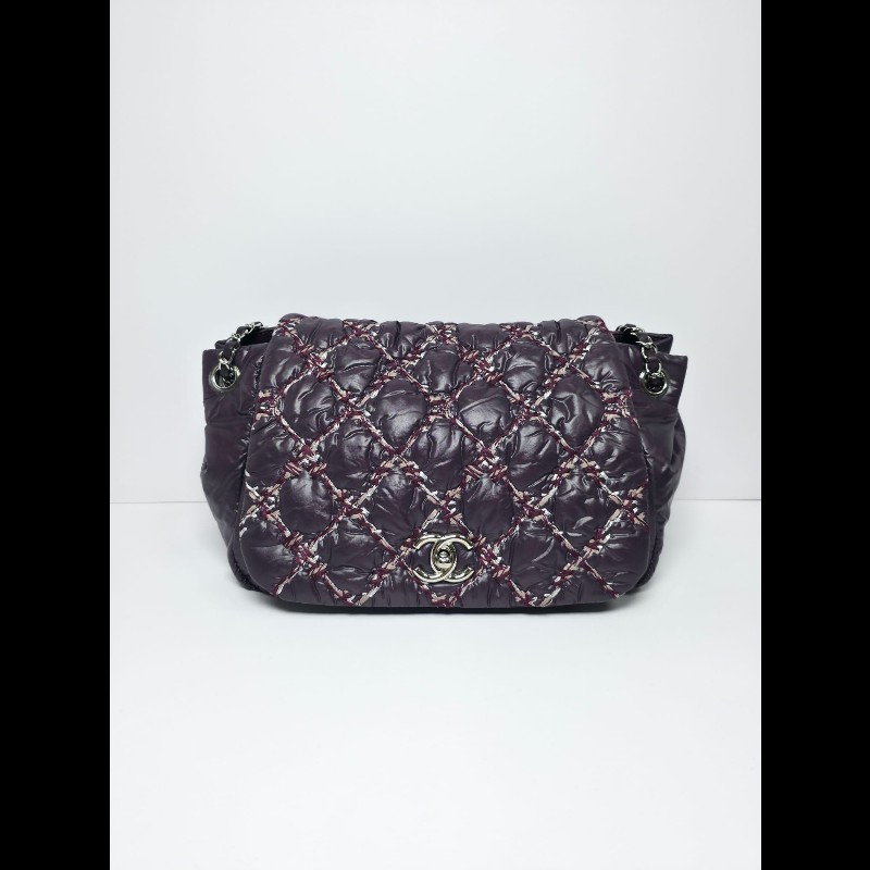 Chanel - Stitch Bubble Accordion Flap Bag-1