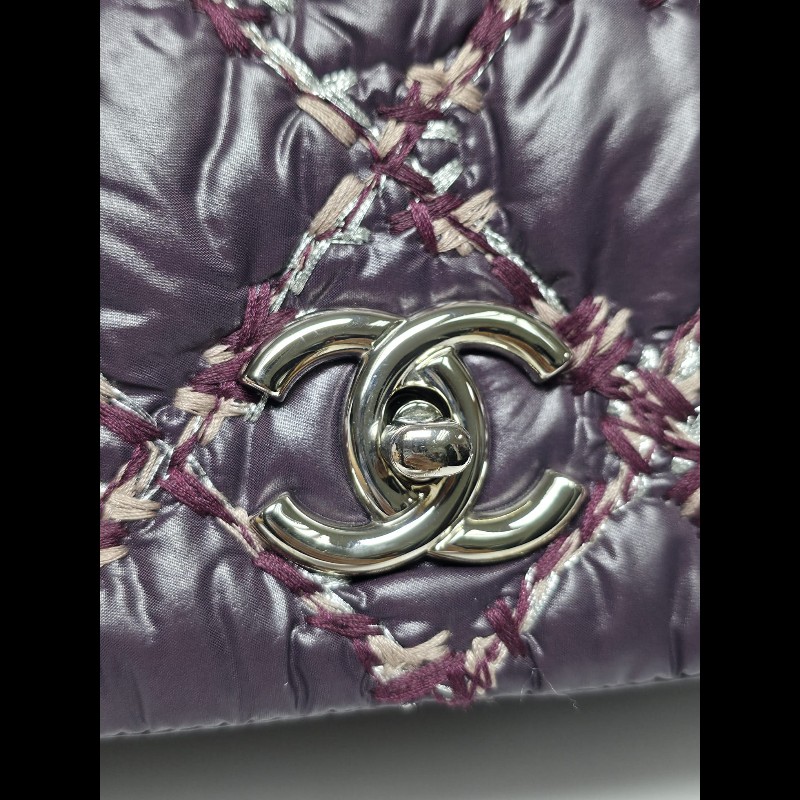 Chanel - Stitch Bubble Accordion Flap Bag-10