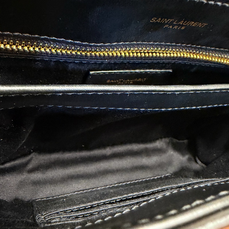 YSL Loulou toy 黑金 小方胖-24