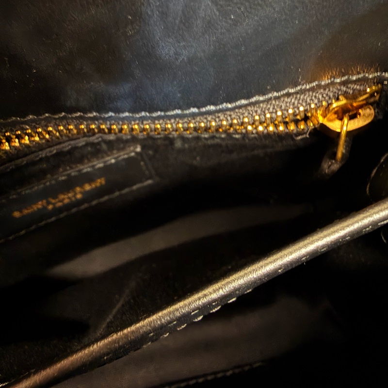 YSL Loulou toy 黑金 小方胖-25