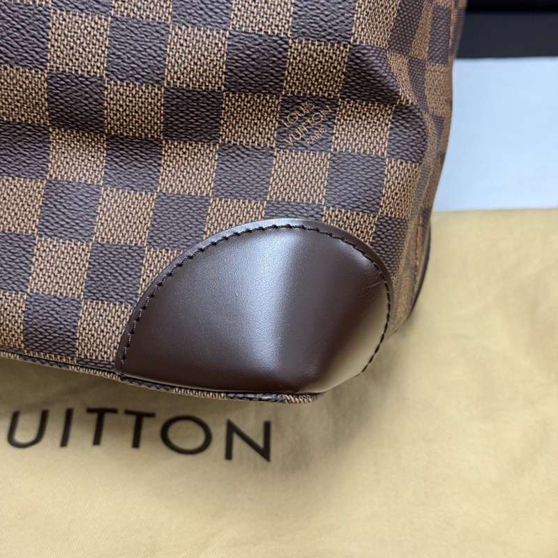 Louis Vuitton路易威登Hampstead棕色棋盤格托特包單肩包 尺寸:34×28×17.5-6