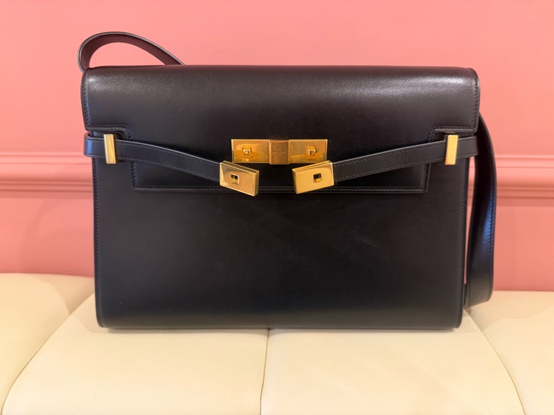 Saint Laurent (YSL) Manhattan 曼哈頓包 雋永黑金組合-9